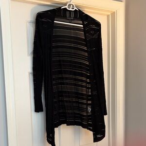 41 Hawthorn Black sheer Knit Cardigan